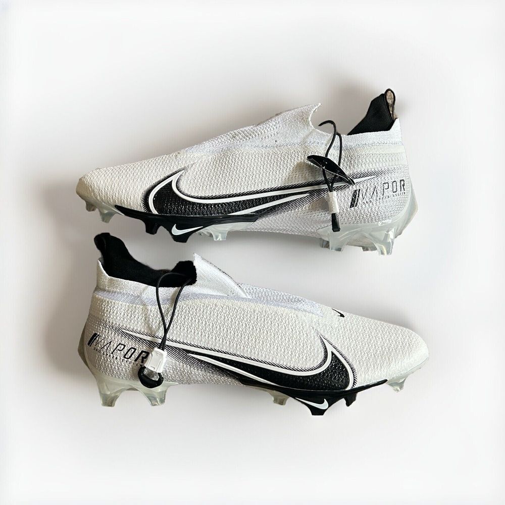 Nike Vapor Edge Elite 360 Flyknit Football White CV6317-100 Men's Size 12.5 Wide